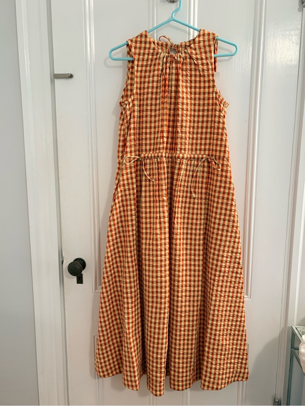 Toast UK Seersucker Gingham dress
